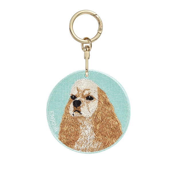 Emjour Embroidered Keychain -  Cocker Spaniel