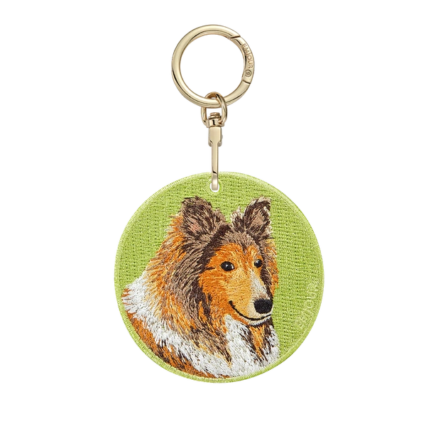 Emjour Embroidered Keychain -  Shetland Sheepdog