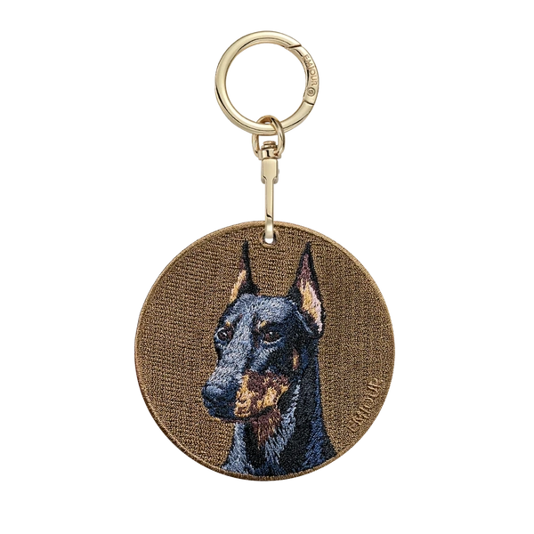 Emjour Embroidered Keychain -  Doberman Pinscher