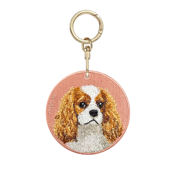 Emjour Embroidered Keychain - Blenheim Cavalier