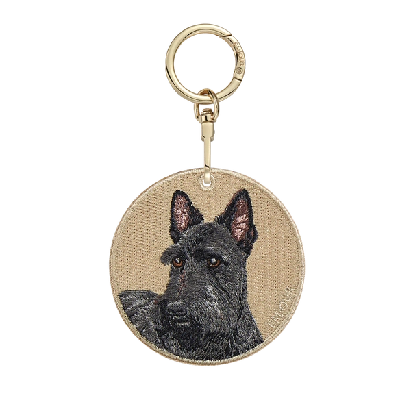 Emjour Embroidered Keychain -  Scottish Terrier