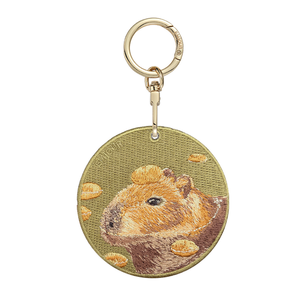 Emjour Embroidered Keychain - Capybara