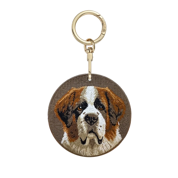 Emjour Embroidered Keychain -  Saint Bernard