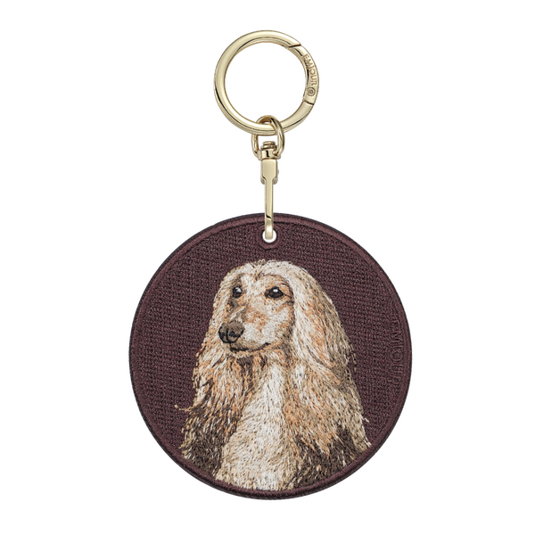Emjour Embroidered Keychain - Afghan Hound