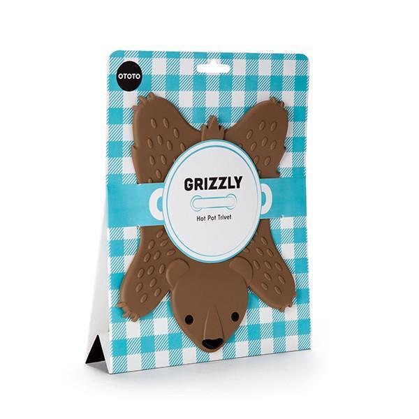 Grizzly Brown Hot Pot Trivet