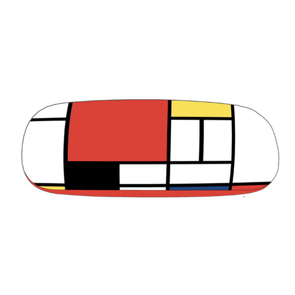 Hard Glasses Case-Mondrian Composition
