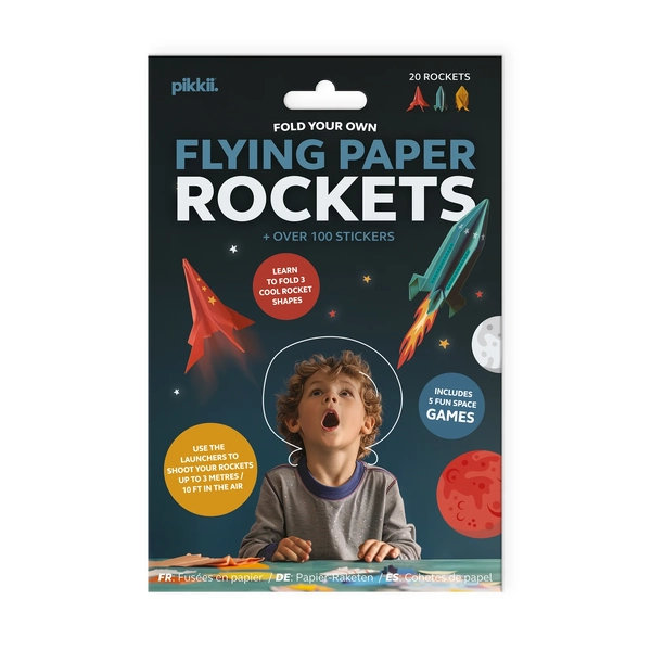 Pikkii Flying Paper Rockets