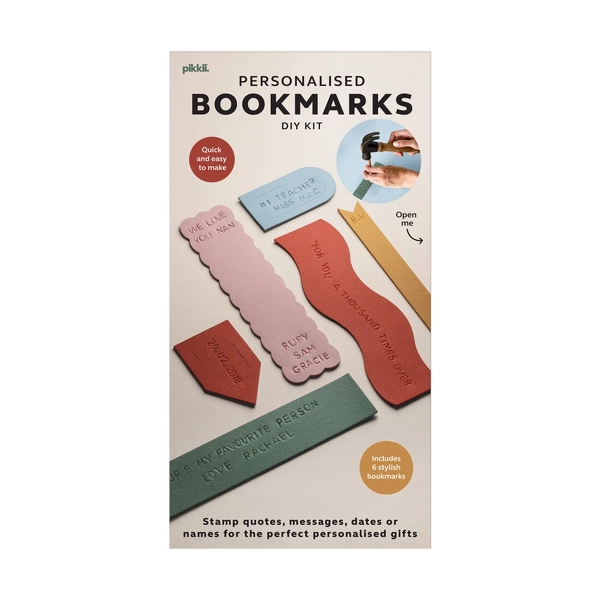 Pikkii Personalised Bookmarks DIY Kit