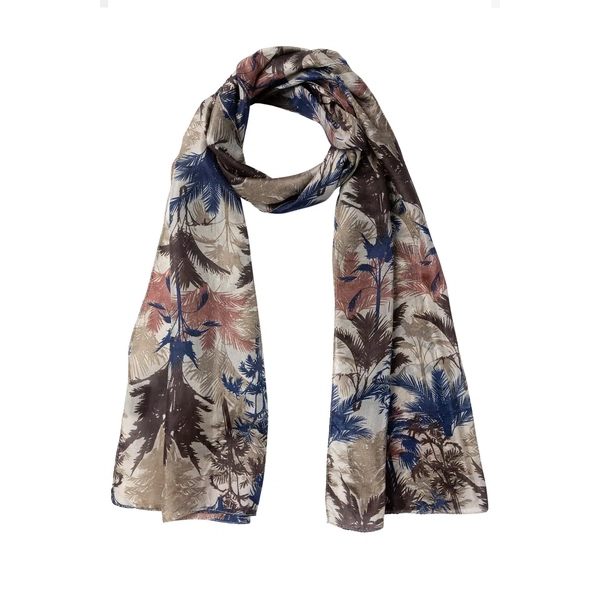 Indus Palms Wind Silk Scarf