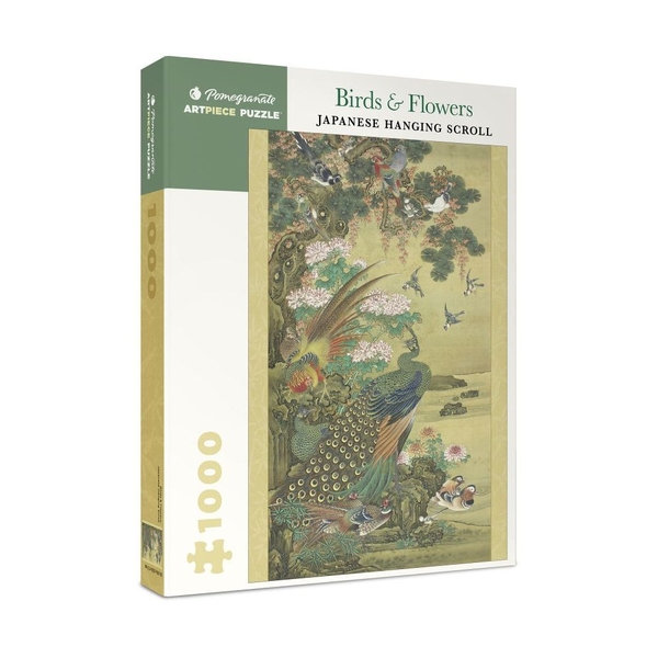 Pomegranate Puzzles 1000-Piece Jigsaw Puzzle - Birds & Flowers