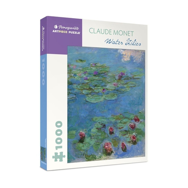 Pomegranate Puzzles 1000-Piece Jigsaw Puzzle - Monet: Water Lilies