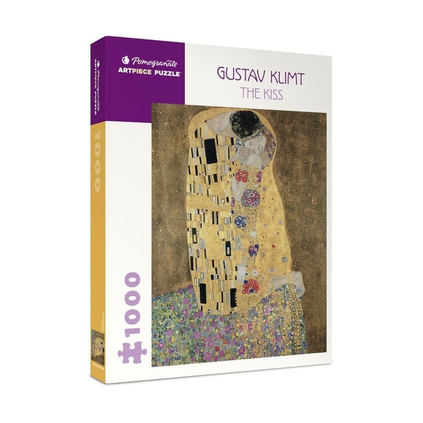 Pomegranate Puzzles 1000-Piece Jigsaw Puzzle - Klimt: The Kiss
