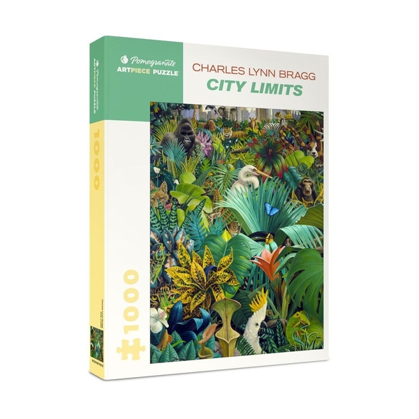 Pomegranate Puzzles 1000-Piece Jigsaw Puzzle - Lynn Bragg: City Limits