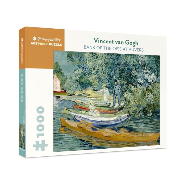 Pomegranate Puzzles 1000-Piece Jigsaw Puzzle - Van Gogh: Bank of the Oise at Auvers