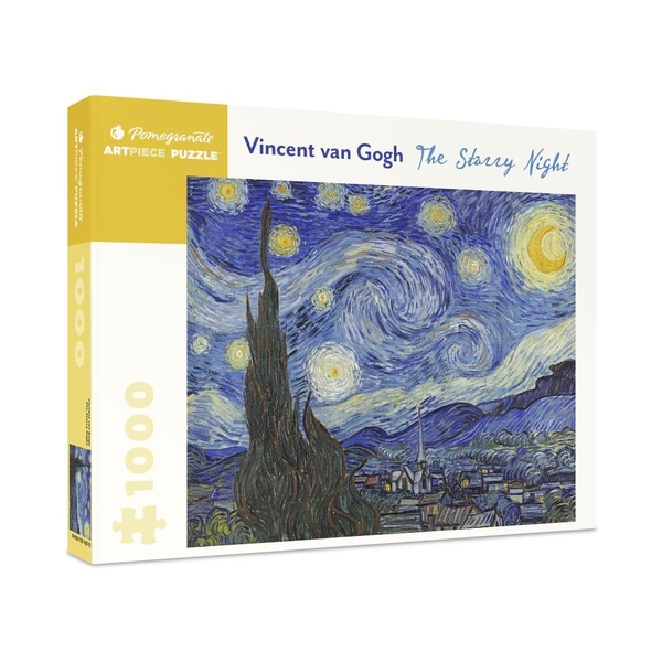 Pomegranate Puzzles 1000-Piece Jigsaw Puzzle - Van Gogh: The Starry Night