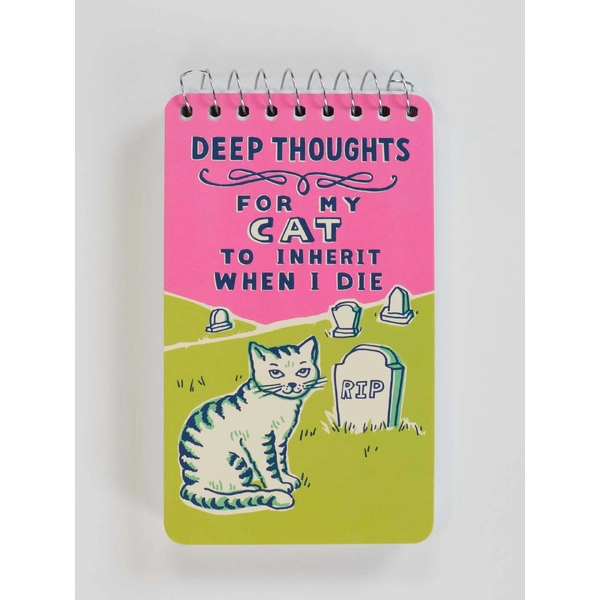 Blue Q Notebook- Deep Thoughts