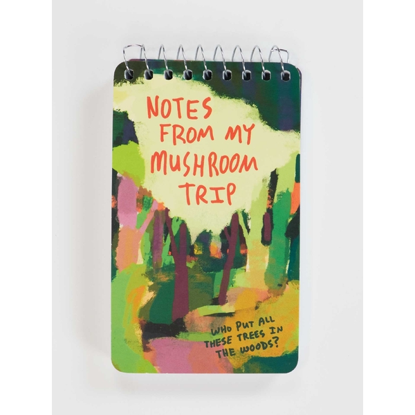 Blue Q Notebook- Mushroom Trip