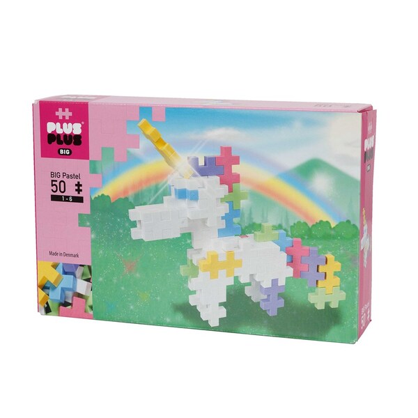 Plus Plus BIG Pastel Unicorn 50pcs