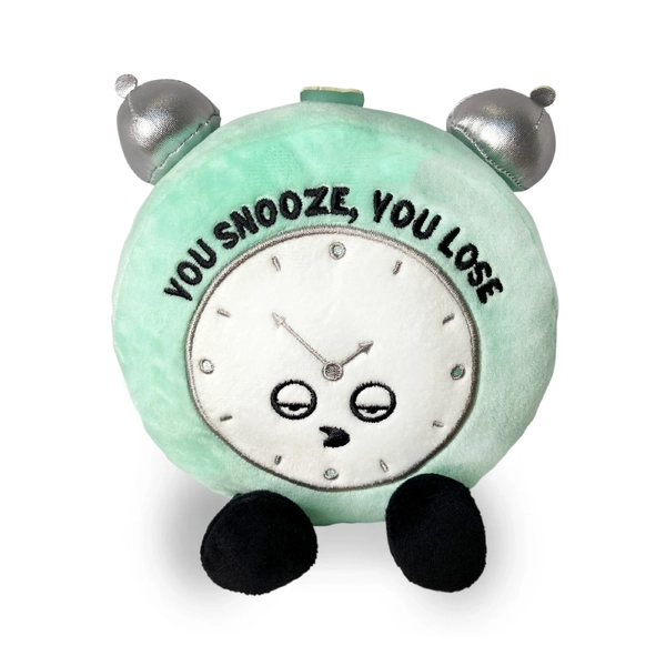 Punchkins "You Snooze You Lose" Plush Alarm Clock
