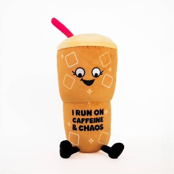 Punchkins "I Run on Caffeine and Chaos" Plush