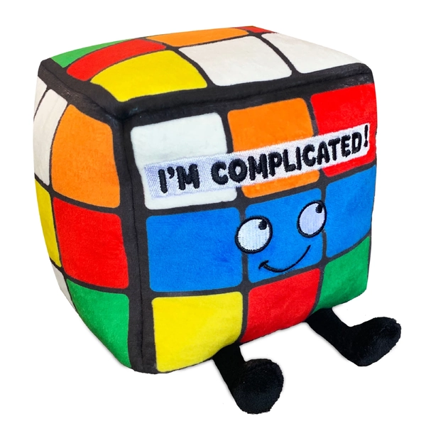 Punchkins  "I'm Complicated!" Rubiks Cube Plush