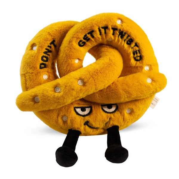 Punchkins  "Don't Get It Twisted" Pretzel Plush