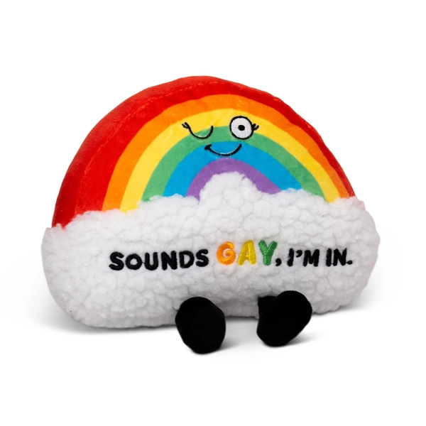 Punchkins - "Sounds Gay" Rainbow Plush
