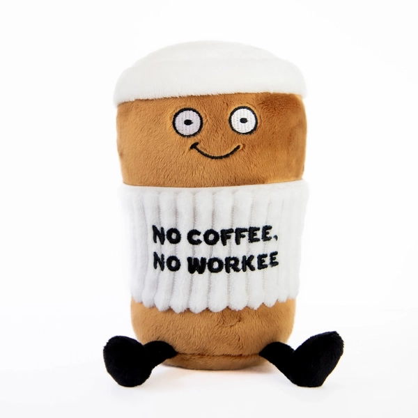 Punchkins - "No Coffee, No Workee" Plush