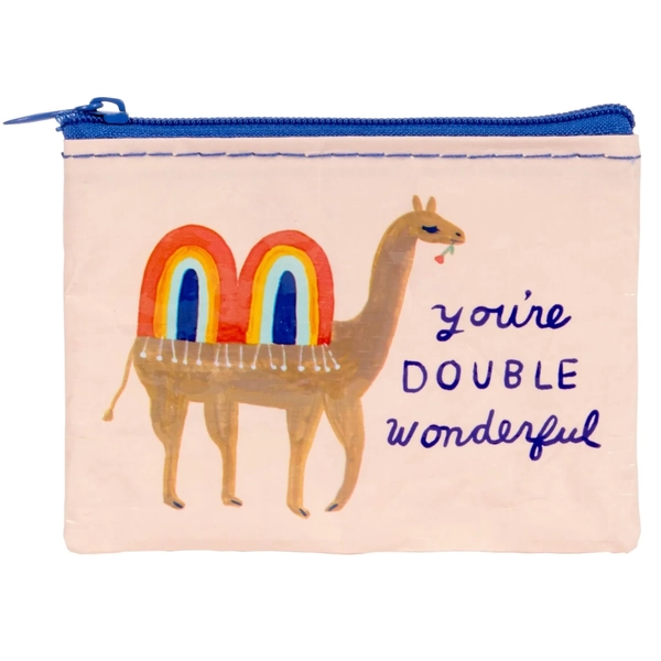 Blue Q Coin Purse - Double Wonderful