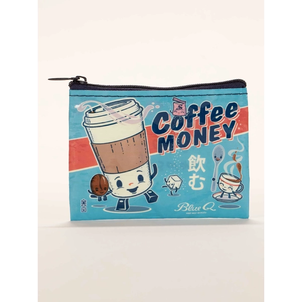 Blue Q Coin Purse - Coffee Money
