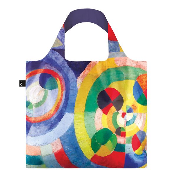 LOQI Reusable Shopping Bag Museum Delauney Circular Forms