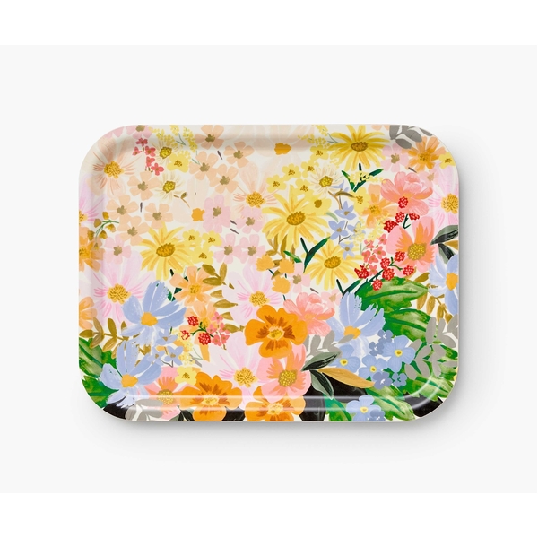 Rifle Paper Co. Bent Ply Rectangle Tray Marguerite