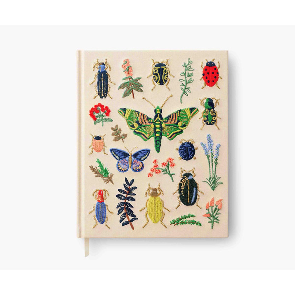 Rifle Paper Co. Embroidered Fabric Sketchbook Curio