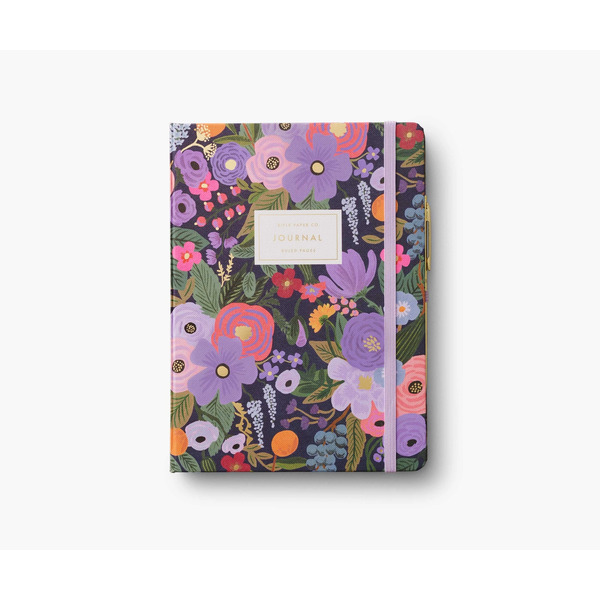 Rifle Paper Co. Journal with Pen Garden Party Violet