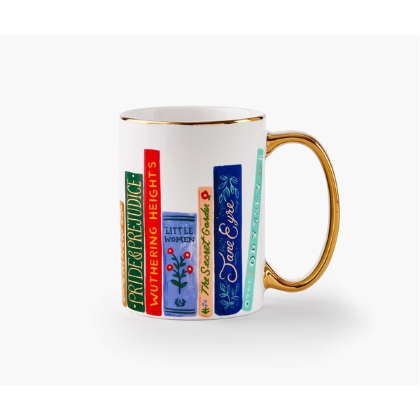 Rifle Paper Co. Porcelain Mug Book Club