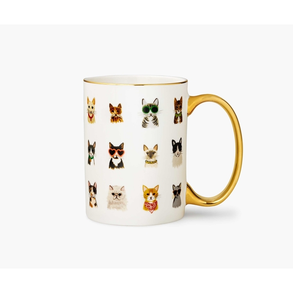 Rifle Paper Co. Porcelain Mug Cool Cats