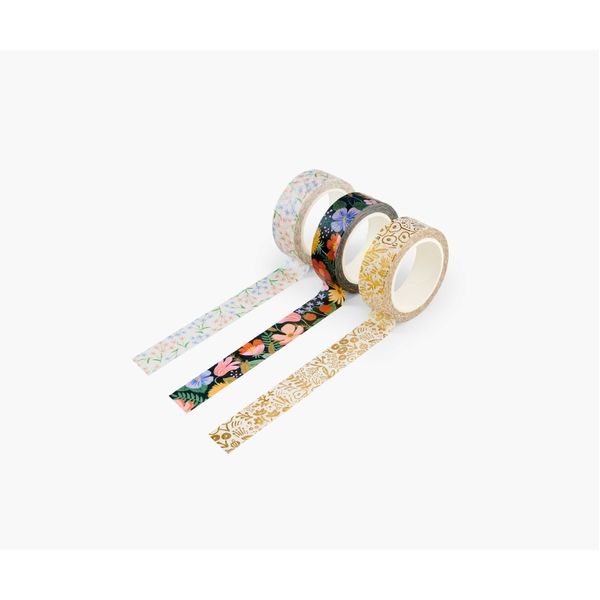 Rifle Paper Co Paper Tape Set of 3  Strawberry Fields