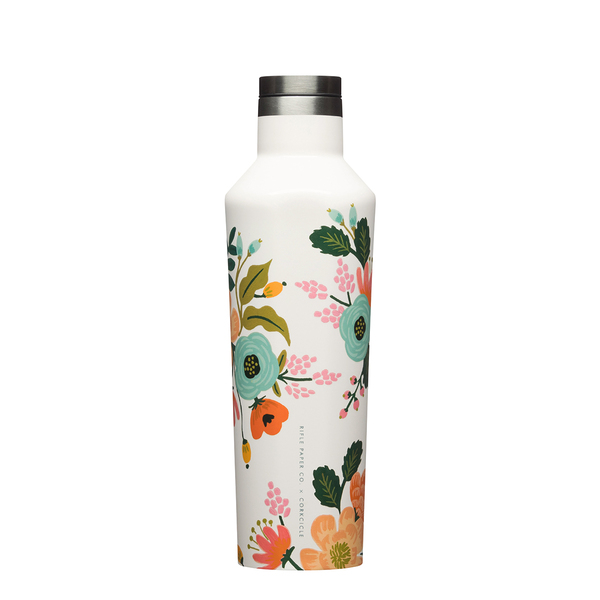 Corkcicle Rifle Paper Co. Lively Floral Cream Canteen 475ml/16oz