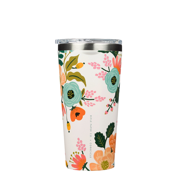 Corkcicle Rifle Paper Co. Lively Florals Cream Tumbler 475ml/16oz