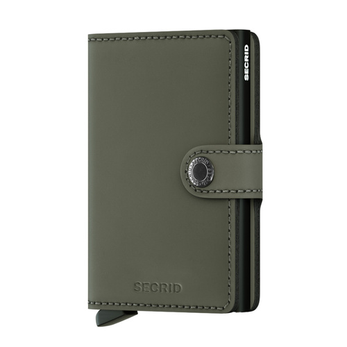Secrid Miniwallet Matte Green (Black Insert)