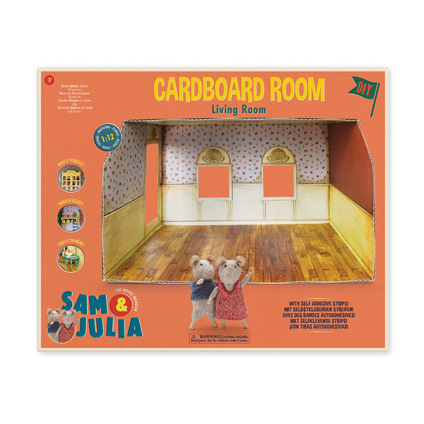 Sam and Julia Cardboard Living Room