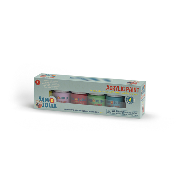 Sam & Julia Paint Set with Brushes
