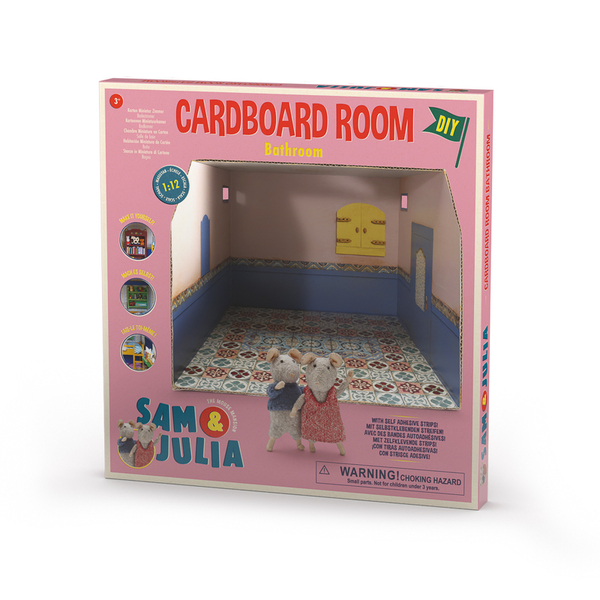 Sam and Julia Cardboard Bathroom