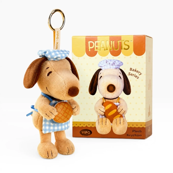Blind Box : Peanuts Bakery Plush Keyring