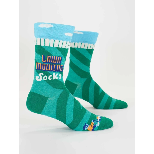 Blue Q Lawn Mowing Men's Crew Socks
