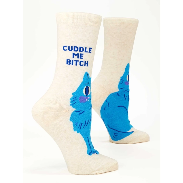 Blue Q Sneaker Socks - Cuddle Me L/XL