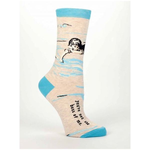Blue Q You're Not The Boss Of Me Women's Crew Socks
