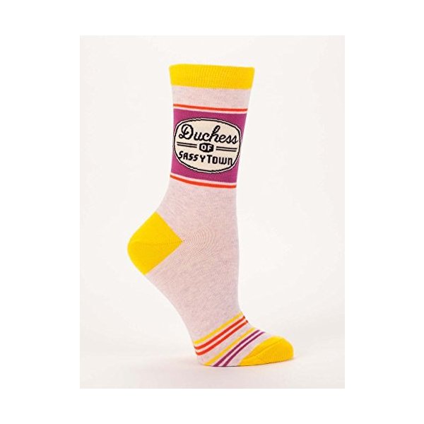 Blue Q Duchess Of Sassytown Women's Crew Socks