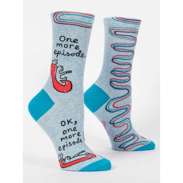 Blue Q One More Episode Women's Crew Socks