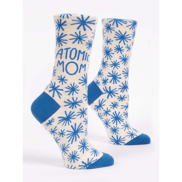 Blue Q Atomic Mom Women's Crew Socks